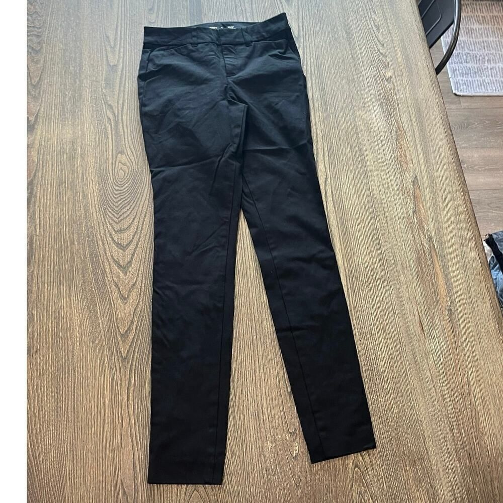 Old Navy High-Rise Pixie Skinny Pants Secret Smooth Pockets Stretch Black Size 0